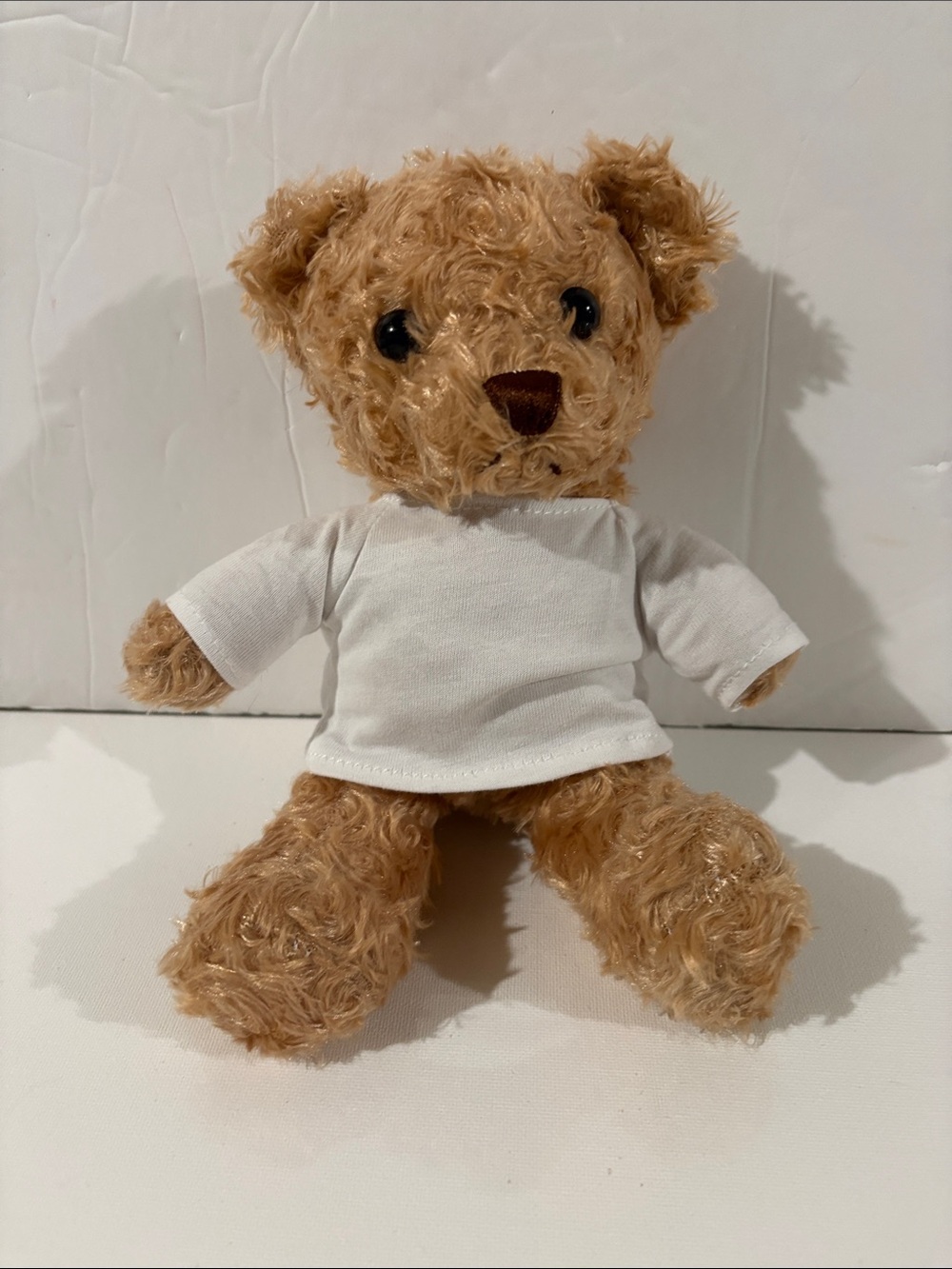 Brown Teddy Bear with White Shirt - Soft Kids Toy